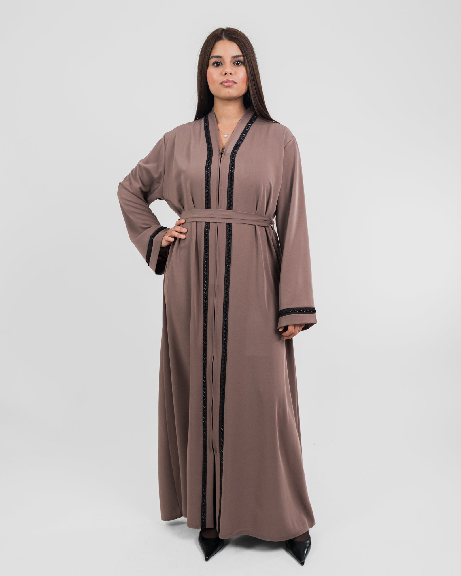 Robe longue Dubai fermeture zip