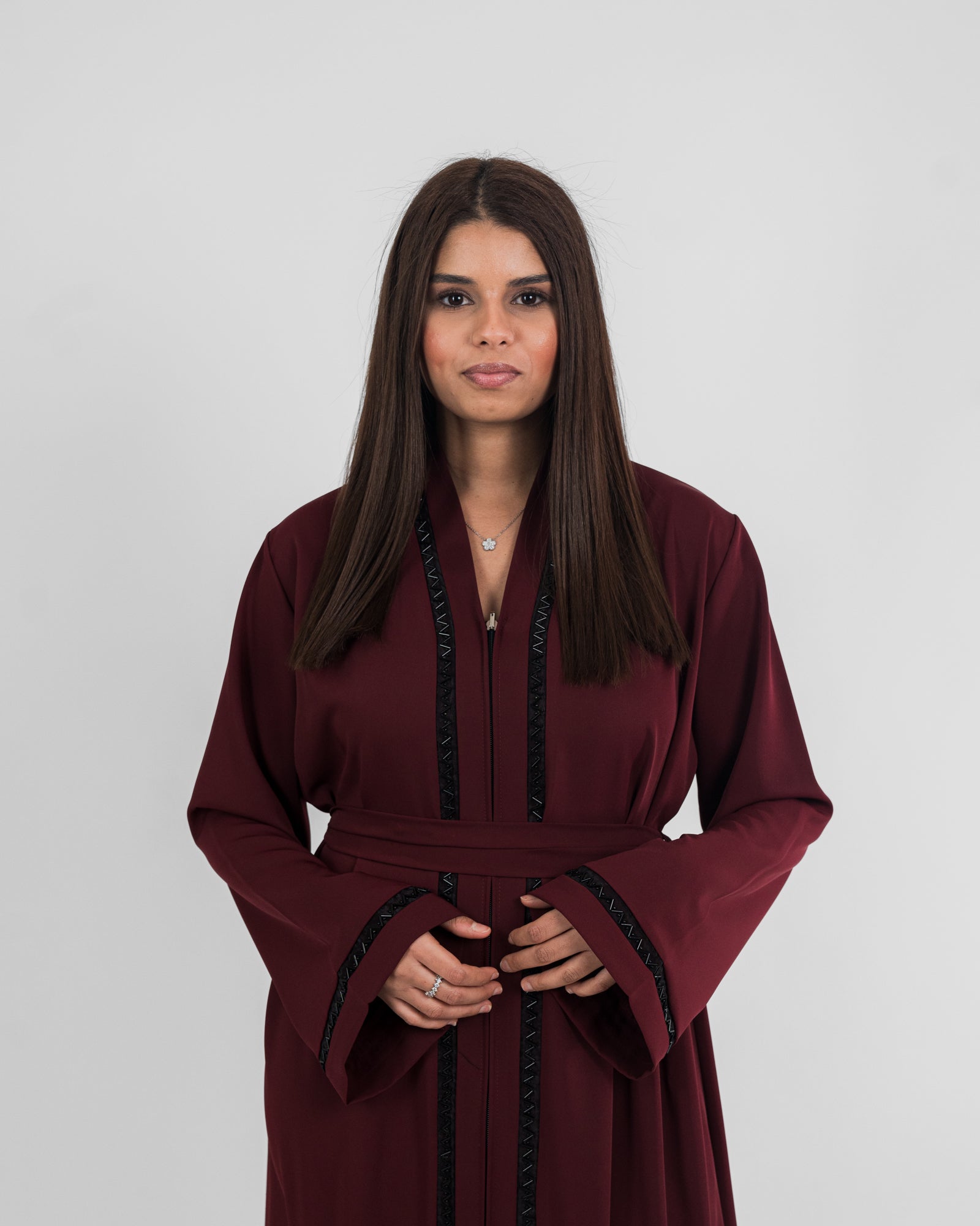 Robe longue Dubai fermeture zip