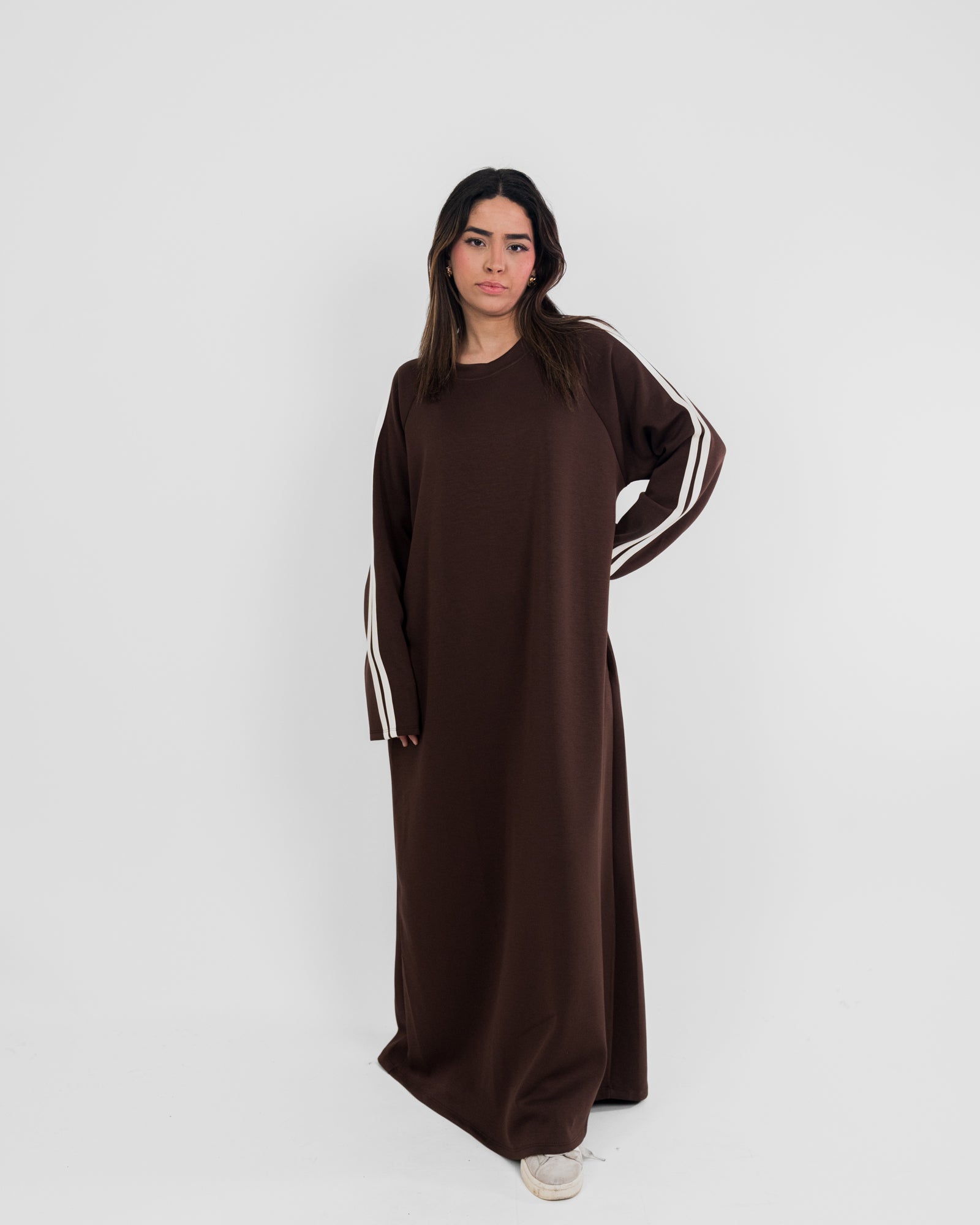 Robe sweat longue – confection soignée pour un rendu élégant