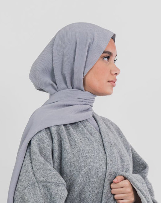 Hijab long mousseline épaisse