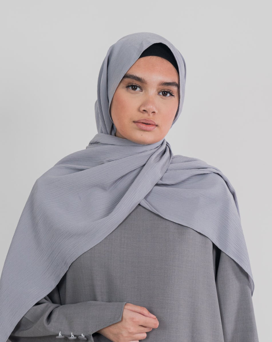 Hijab long mousseline épaisse
