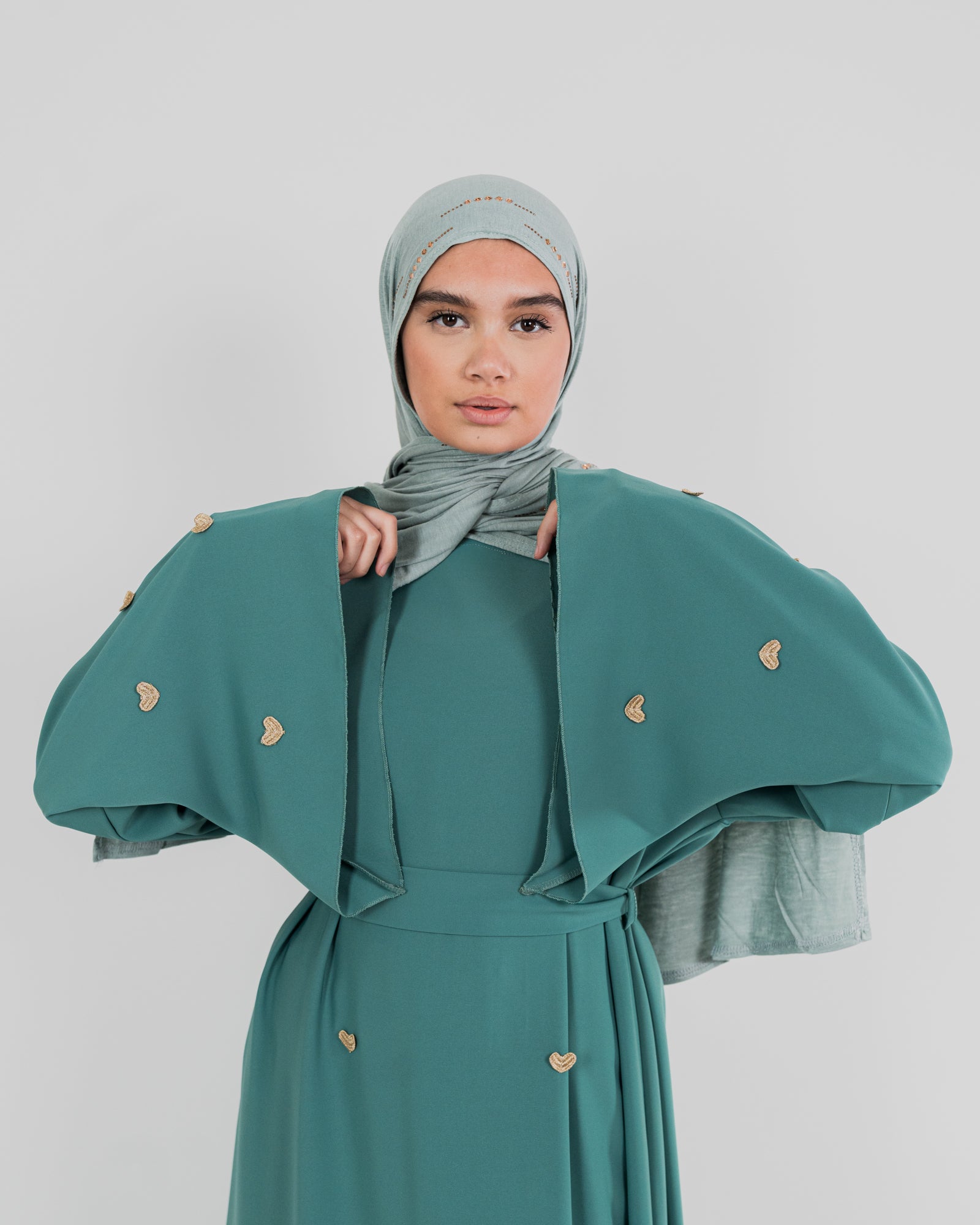 Robe longue à coeur