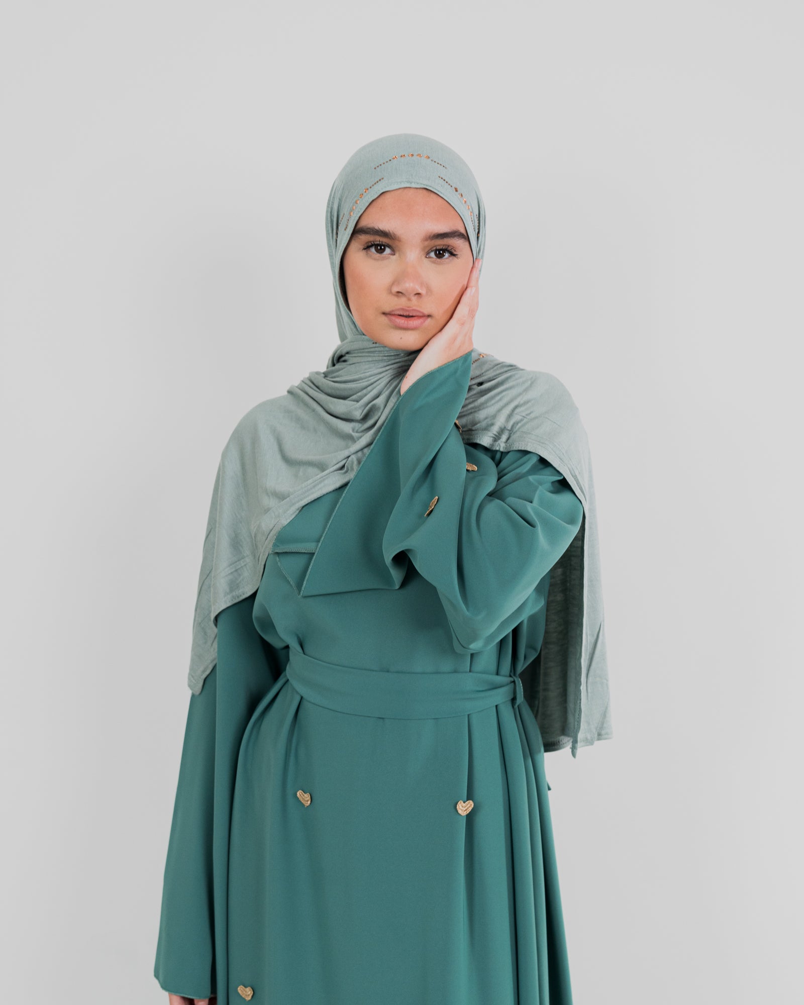 Robe longue à coeur