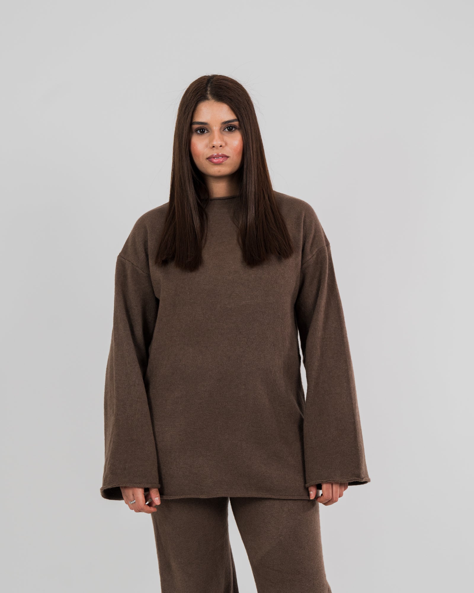 Ensemble épais col haut et pantalon