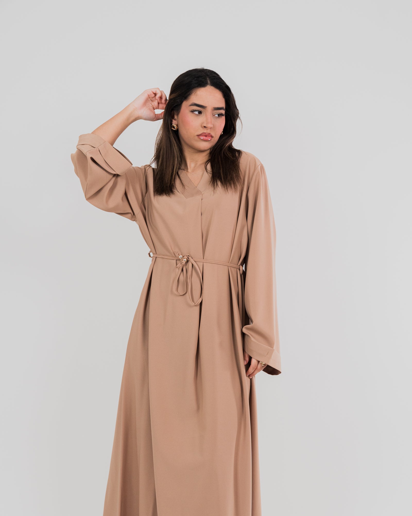 Abaya classique col V