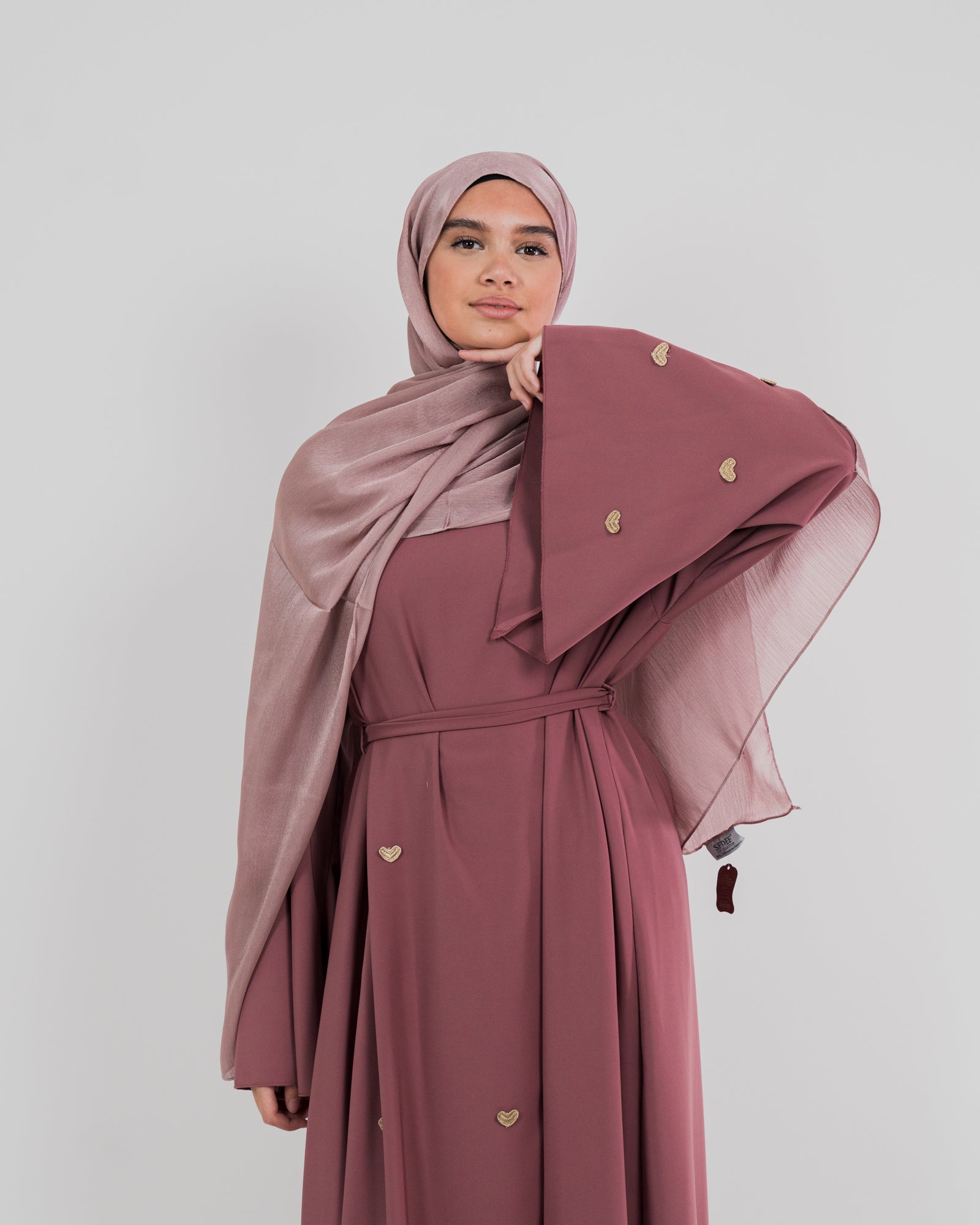 Robe longue à coeur