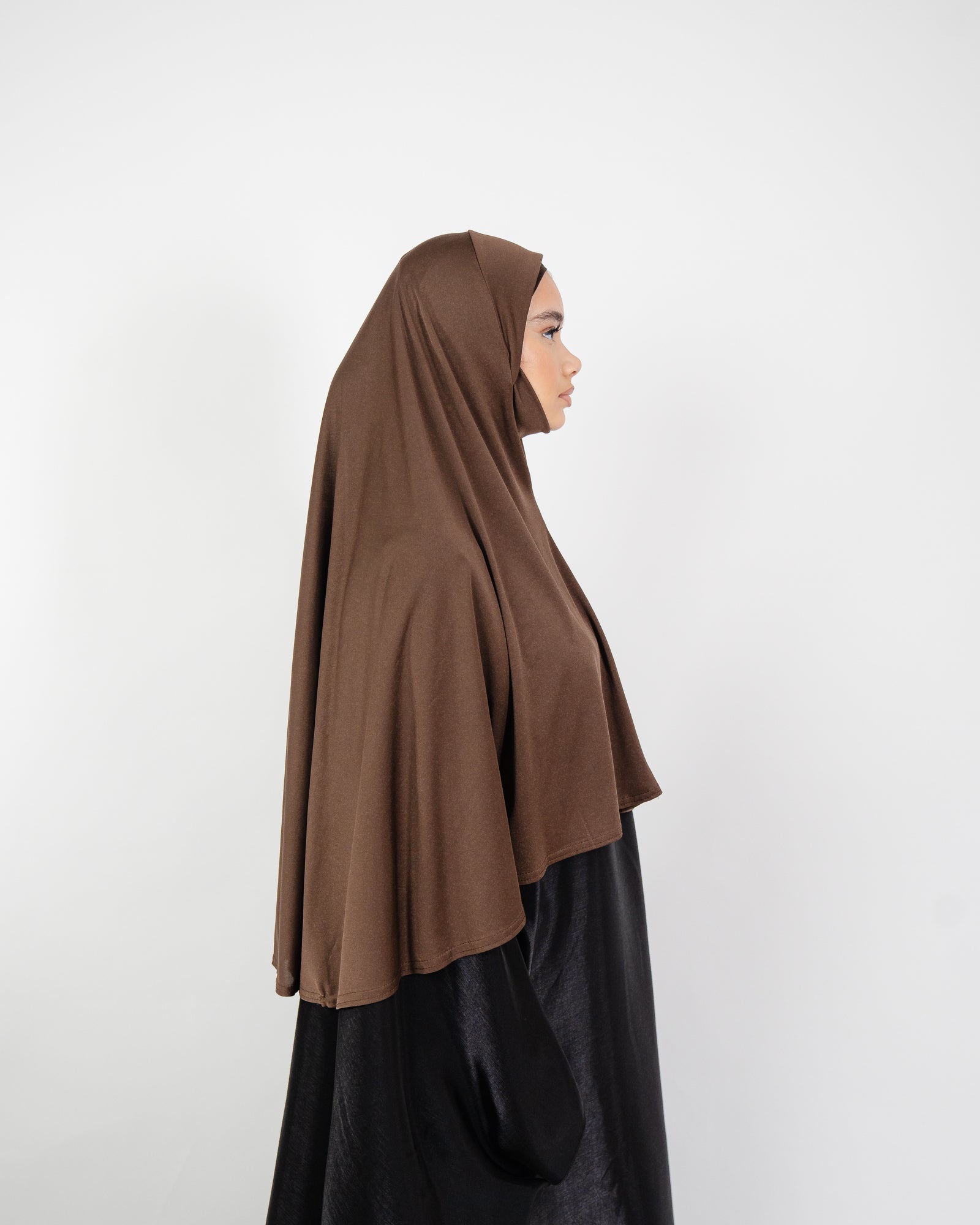 Khimar court et large en jersey