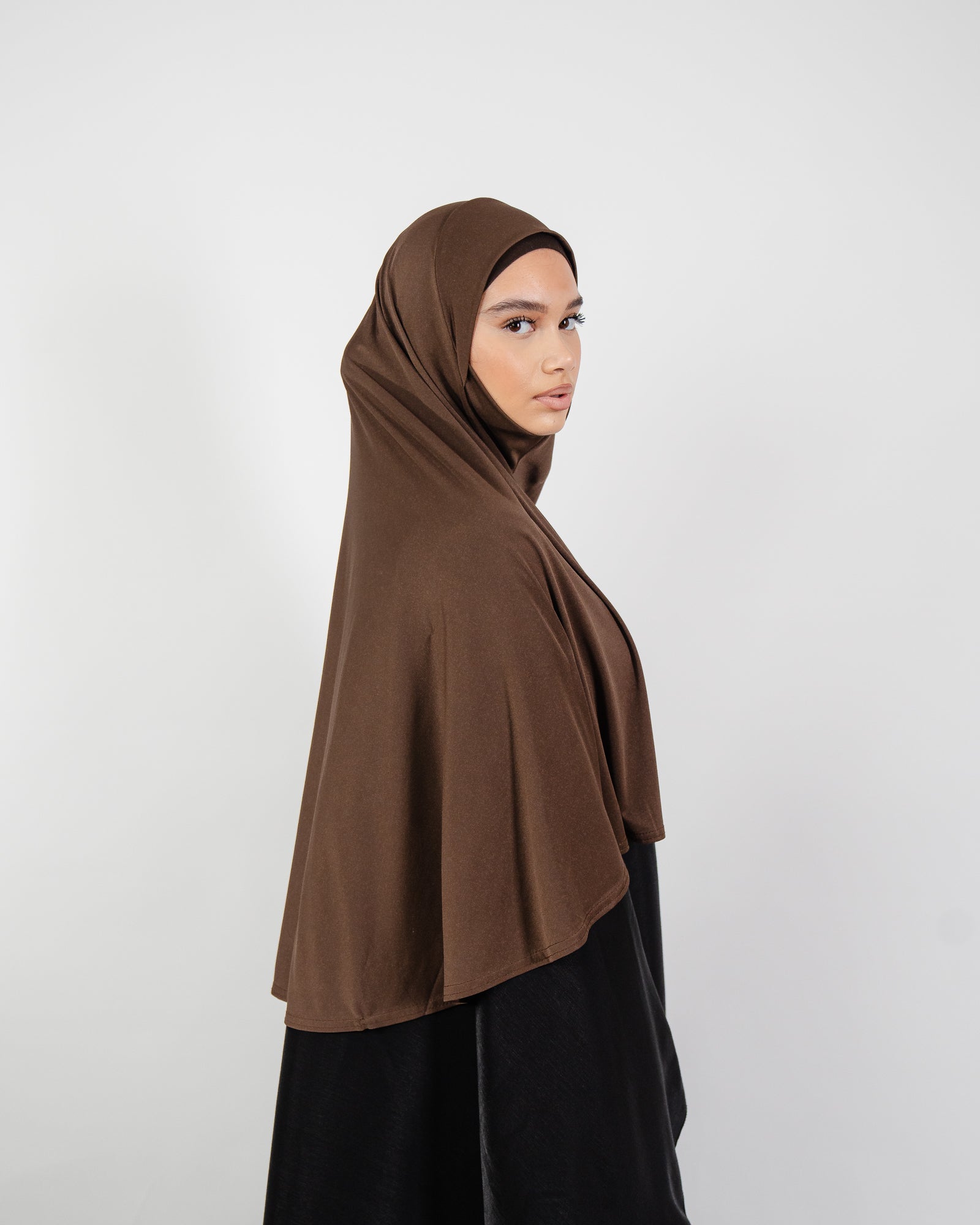 Khimar court et large en jersey