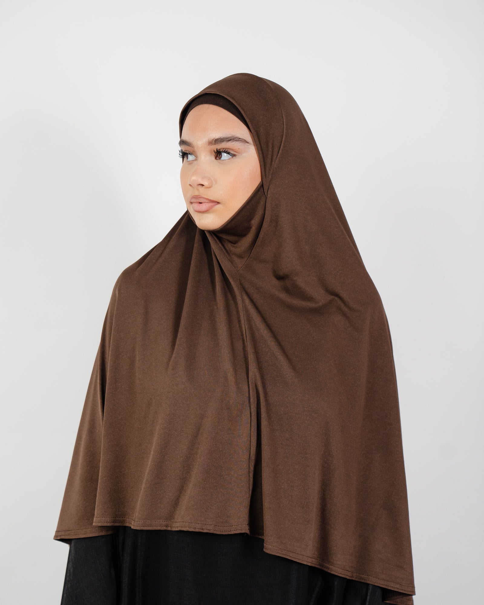 Khimar court et large en jersey