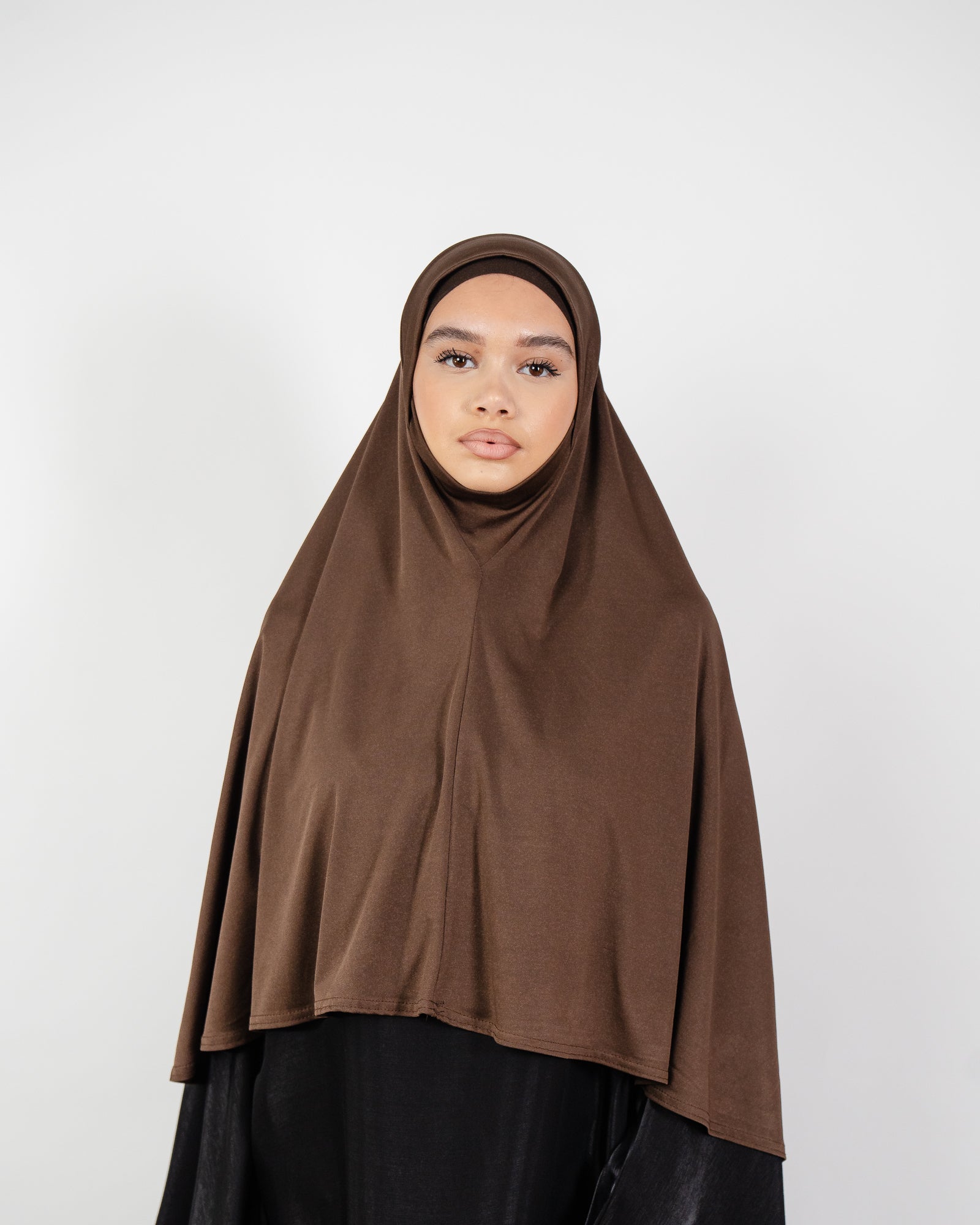 Khimar court et large en jersey