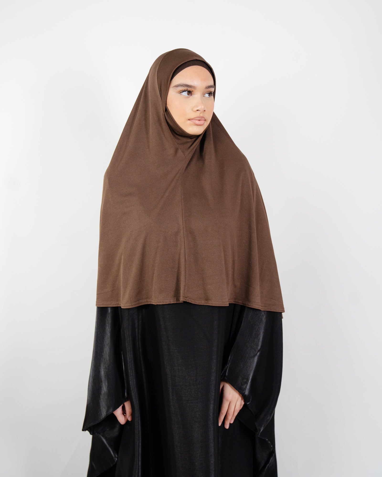 Khimar court et large en jersey