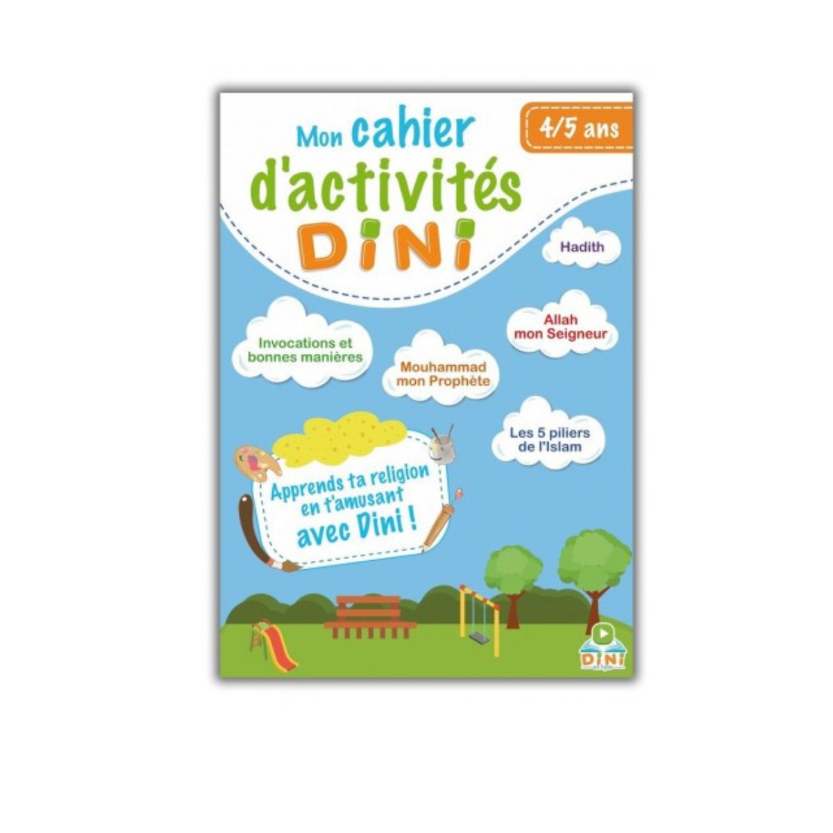 Mon cahier d'activités Dini 4/5 ans – produit proposé sur Souk Dubaï