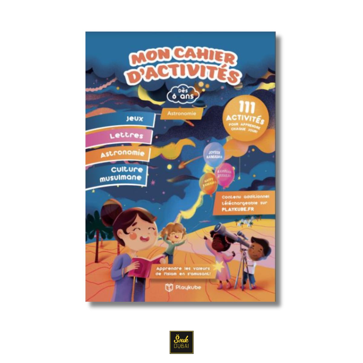 Mon cahier d'activités : Astronomie – produit proposé sur Souk Dubaï
