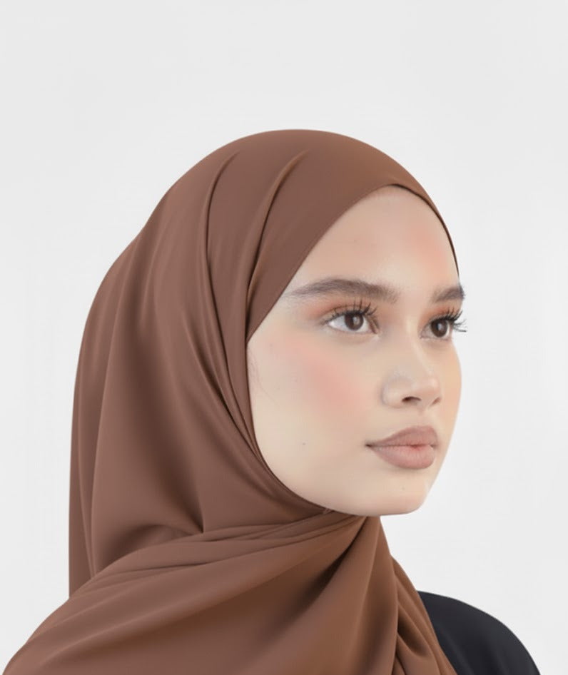 Hijab Mousseline opaque
