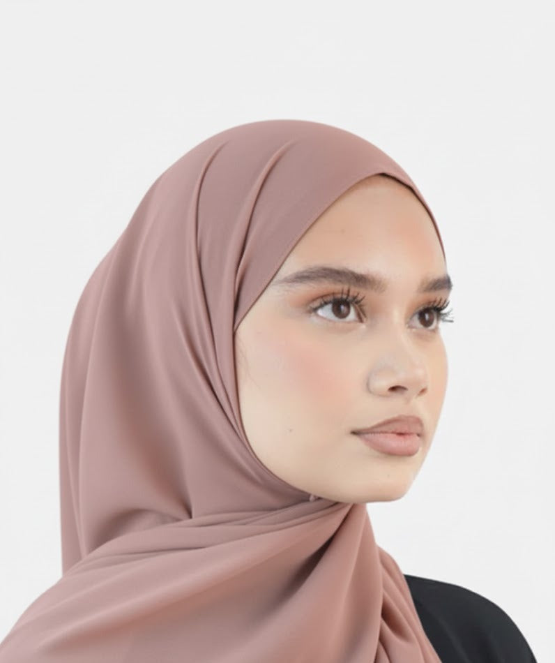 Hijab Mousseline opaque