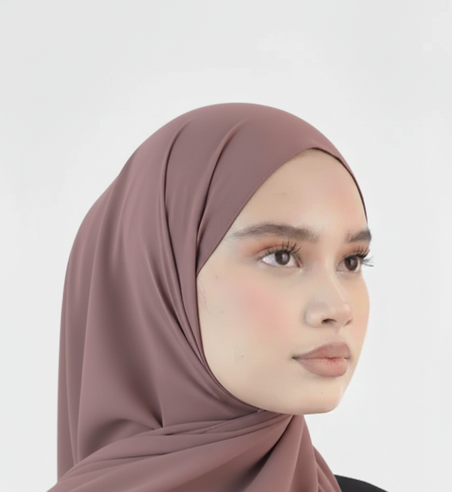 Hijab Mousseline opaque