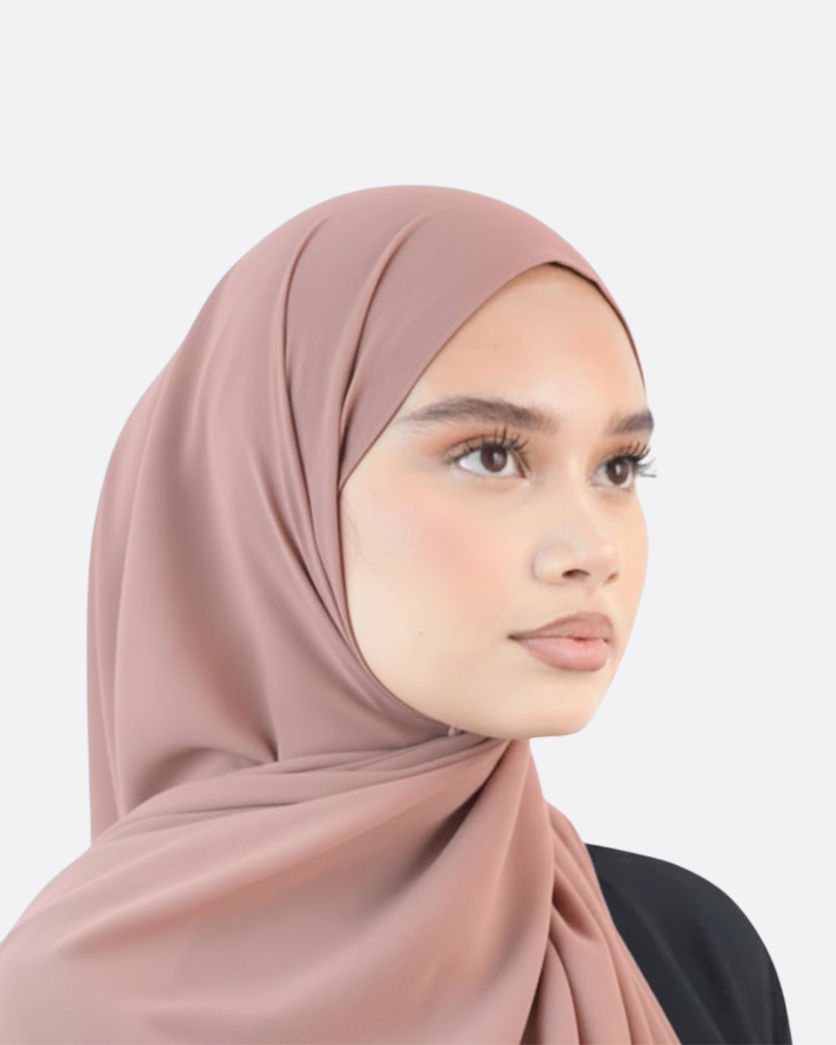 Hijab Mousseline opaque