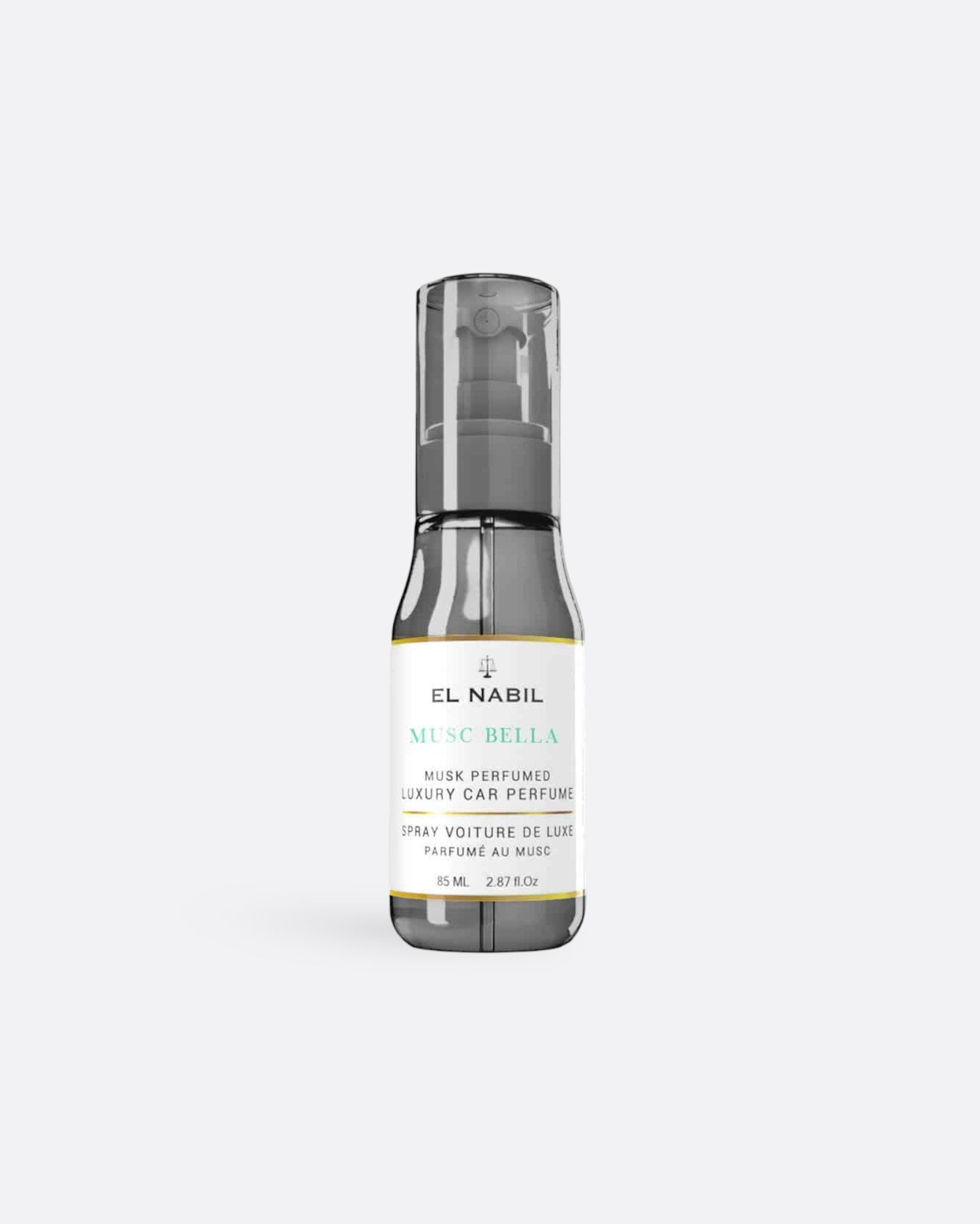 Spray voiture Musc Bella El Nabil 85 ml parfum de luxe