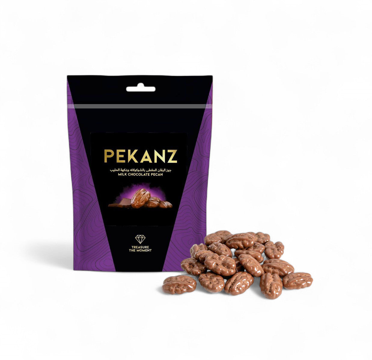 Noix de pécan enrobées chocolat - 50gr/200Gr