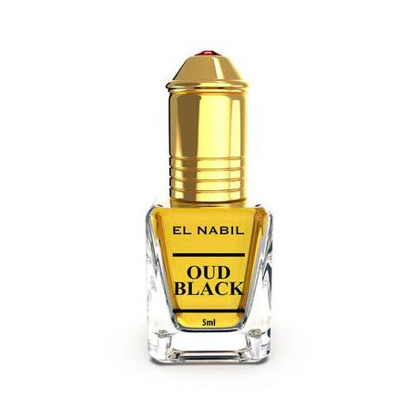 MUSC OUD BLACK - Sans Alcool – EL NABIL - 5 ml – parfum concentré aux notes boisées ou florales