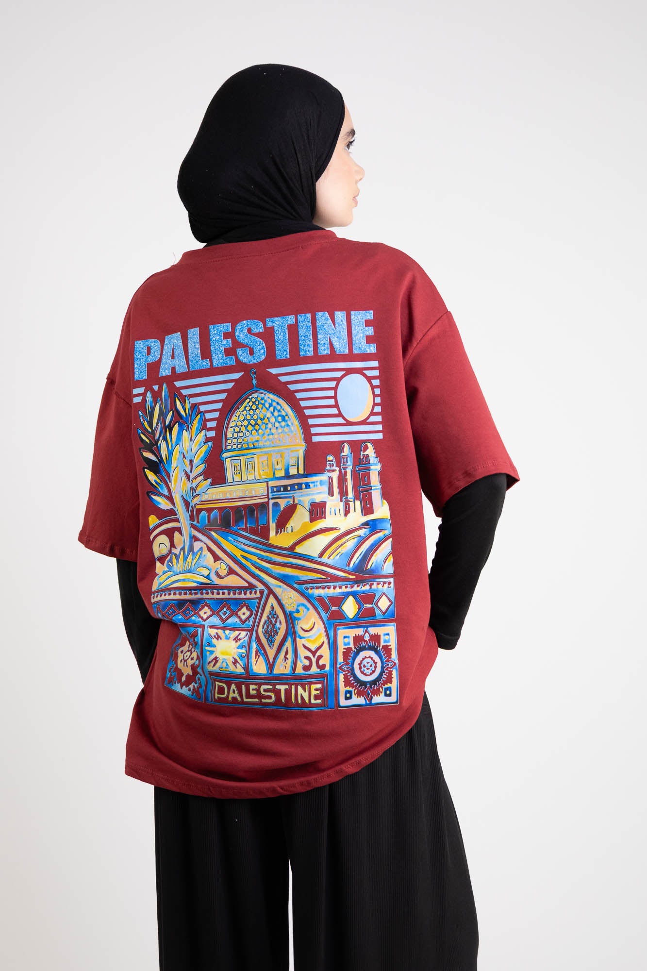 T-shirt unisexe "Palestine" – Style graphiques orientales
