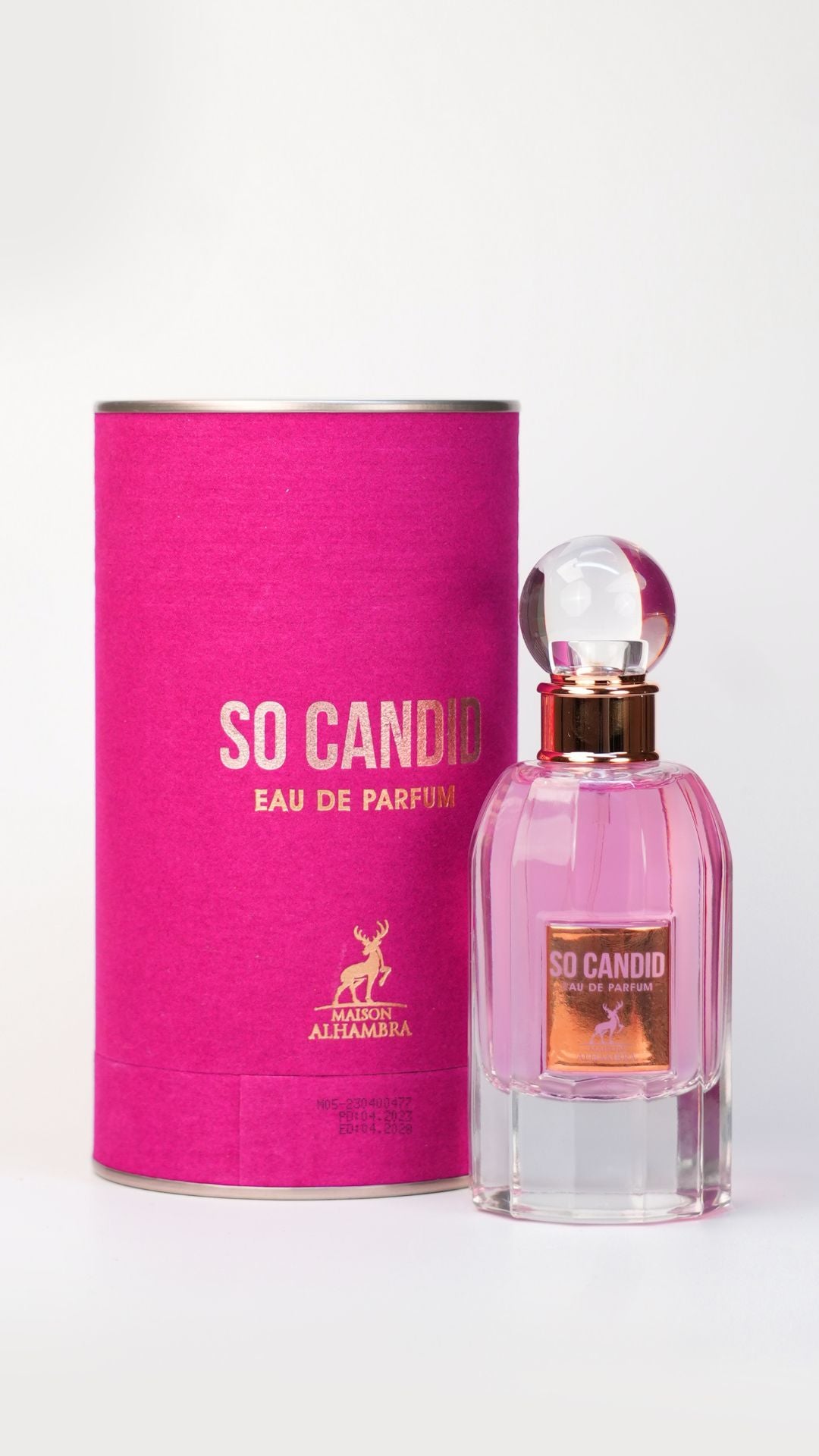 Eau de parfum So Candid - Maison ALHAMBRA – fragrance élégante, parfaite pour les amateurs de musc