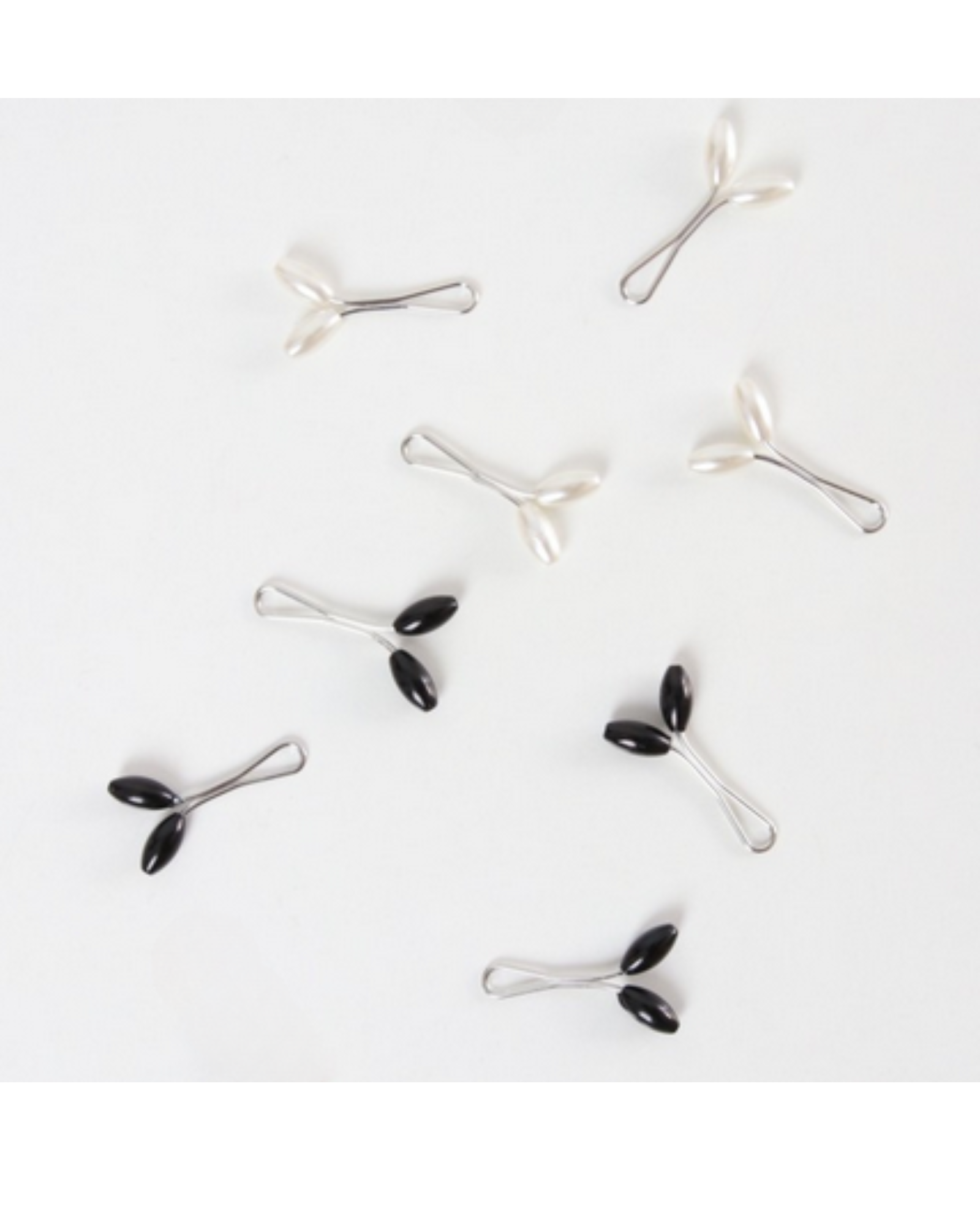 6 pinces hijab perles ovales élégantes