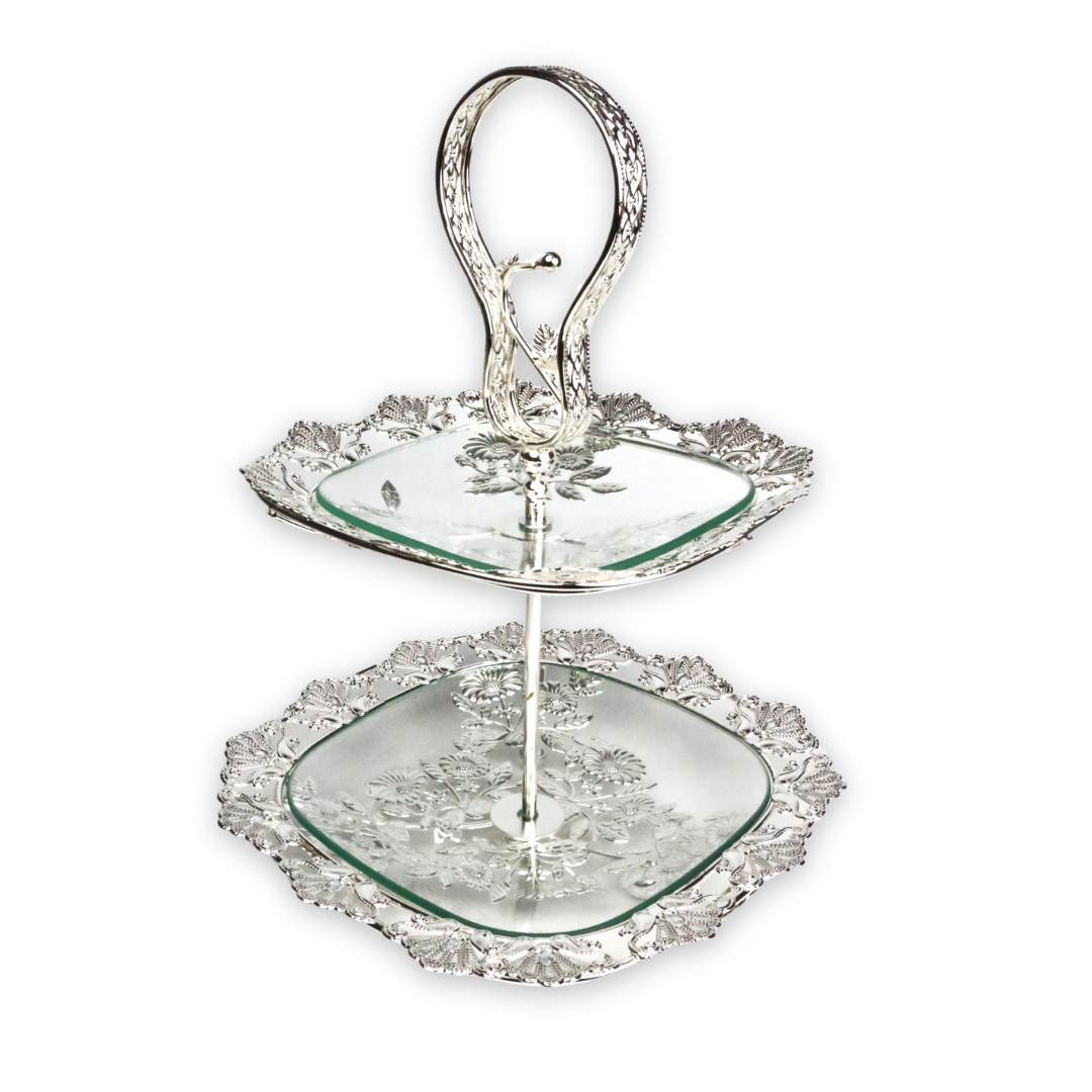 Présentoir plateau à 2 étages – produit proposé sur Souk Dubaï