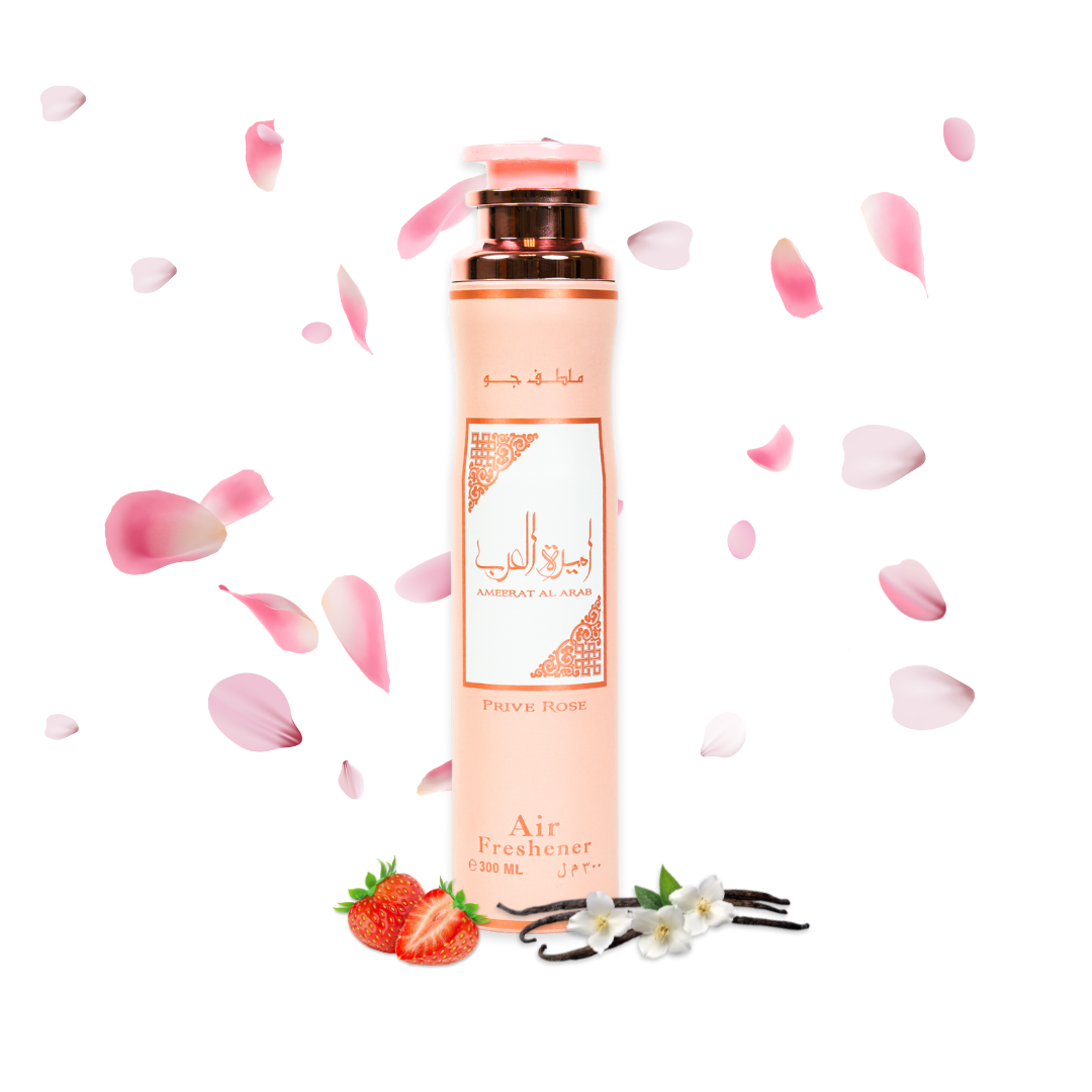 AMEERAT AL ARAB Privé rose -  Désodorisant - 300ml Lattafa. – produit proposé sur Souk Dubaï