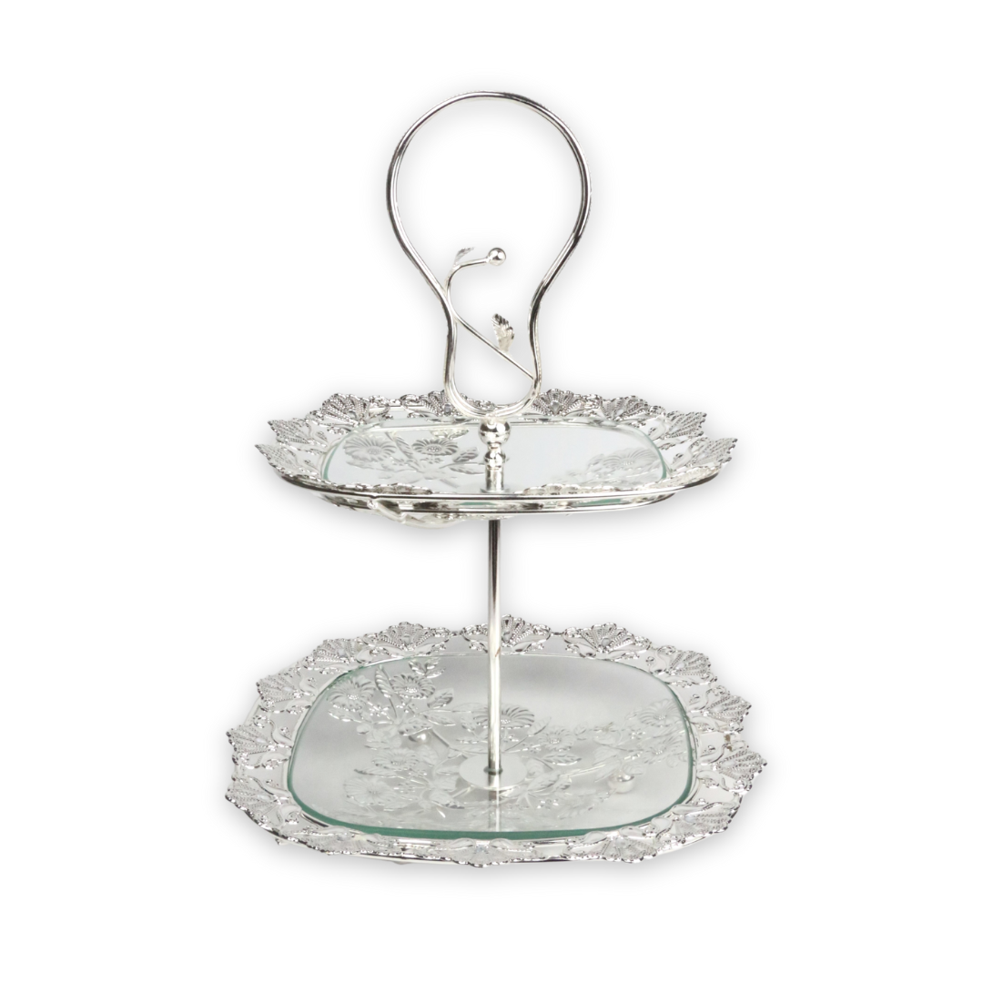 Présentoir plateau à 2 étages