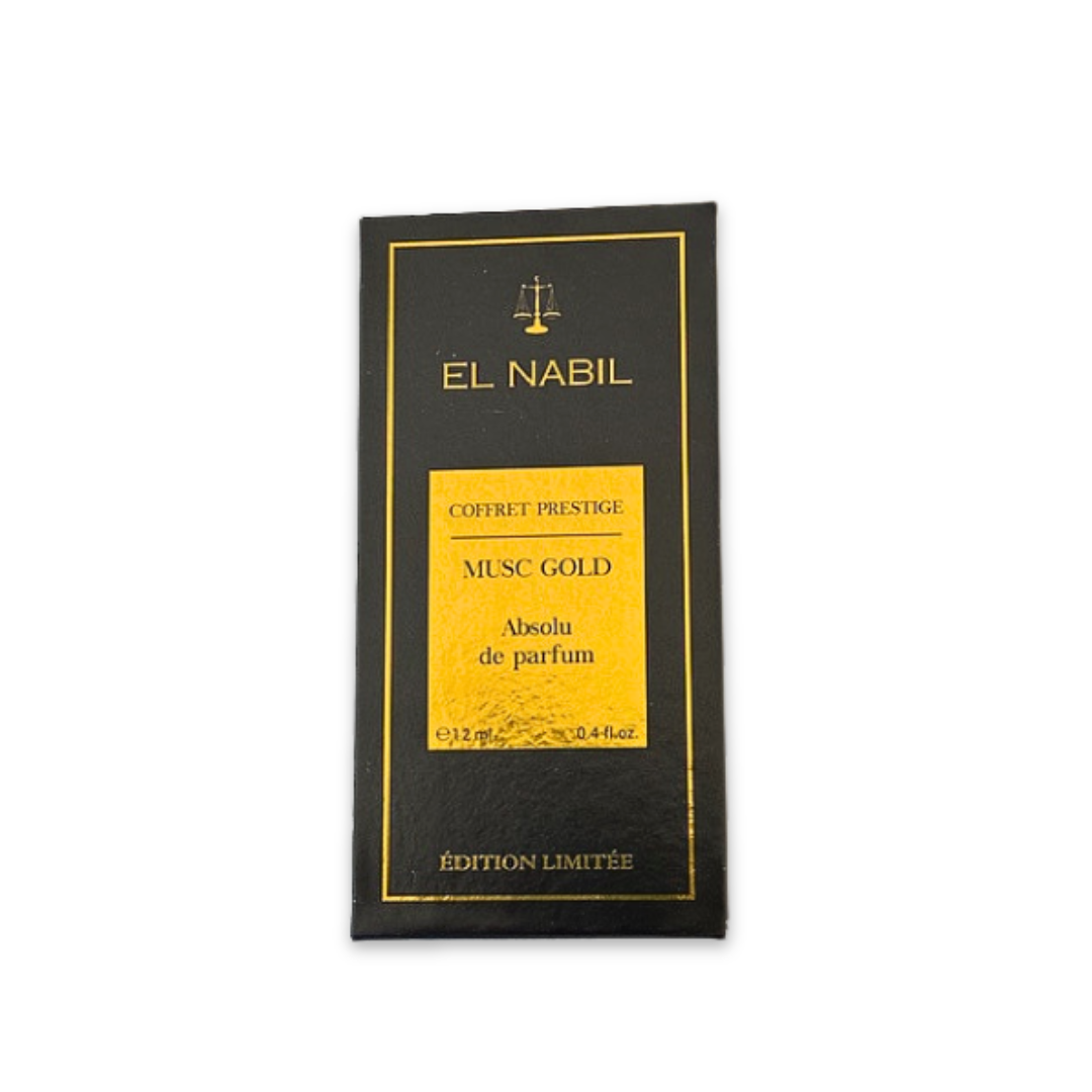 MUSC GOLD - Concentré de Parfum Sans Alcool – 12ml