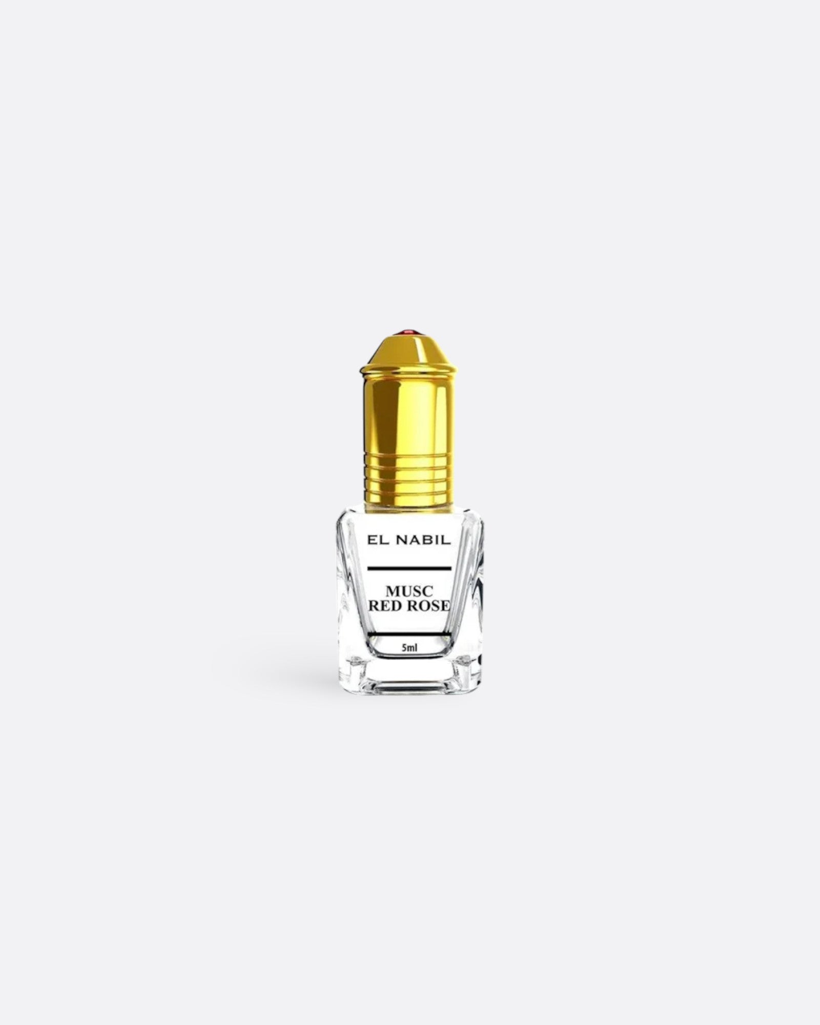 Musc RED ROSE - Sans Alcool – EL NABIL - 5 ml – parfum concentré aux notes boisées ou florales