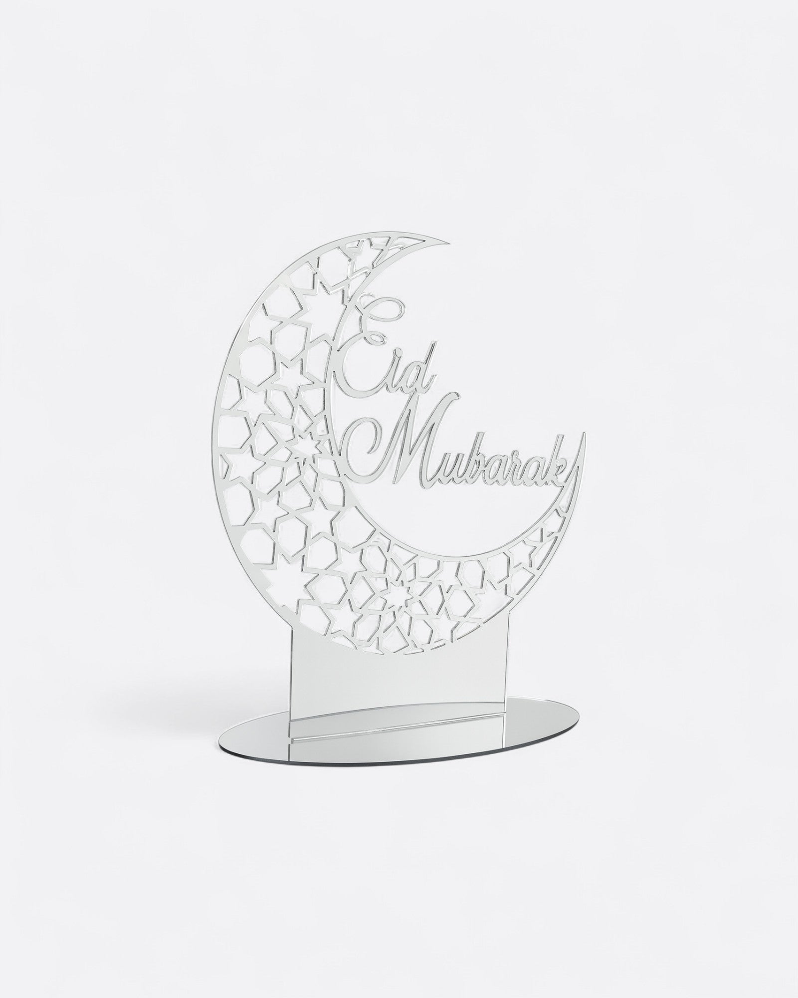 Support décoration lune "Eid Mubarak"