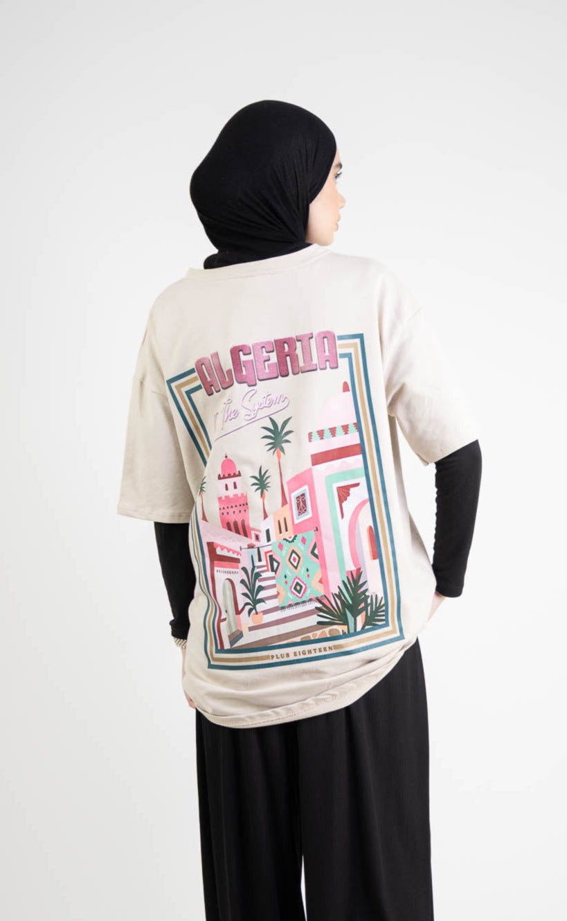 T-shirt unisexe "Algérie" – Style graphiques orientales