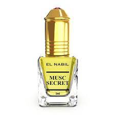 Musc Secret - Sans alcool - EL NABIL - 5 ml – fragrance élégante, parfaite pour les amateurs de musc