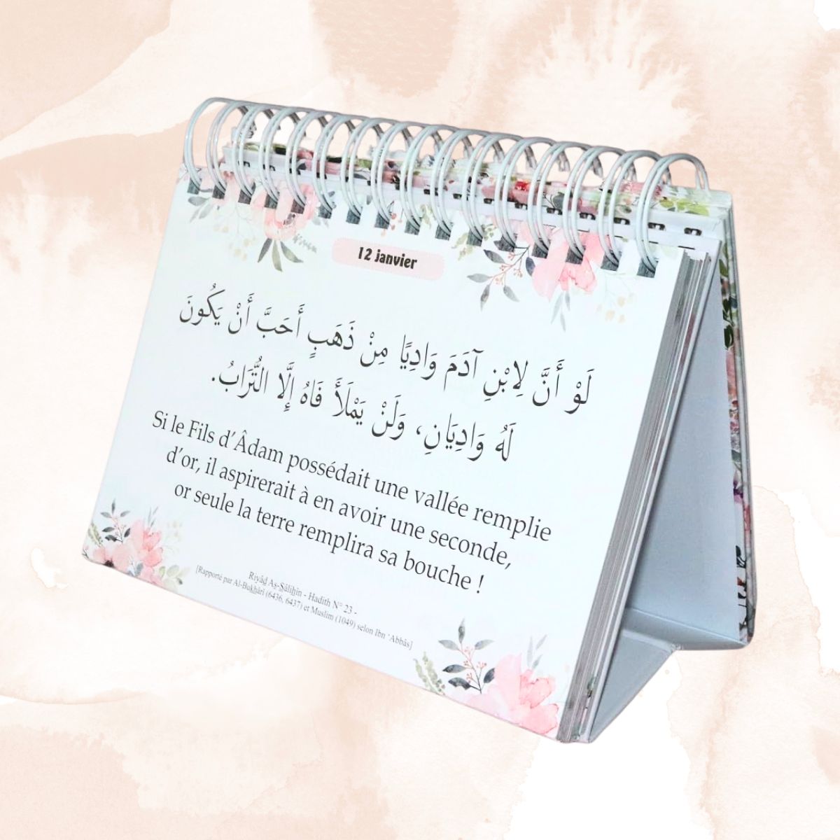 Calendrier Un hadith chaque jour - 365 sagesses prophétiques - arabe/français