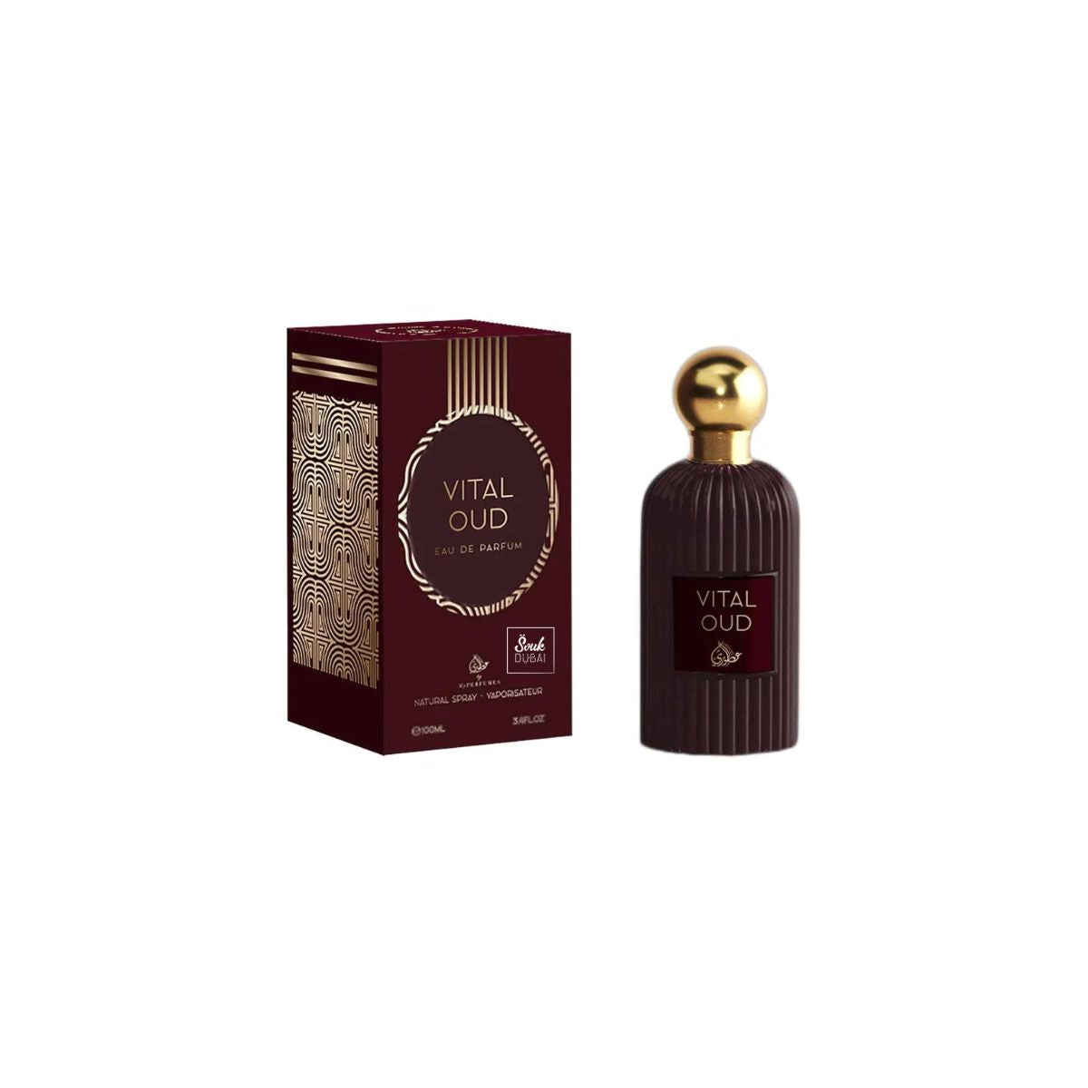 Eau de parfum VITAL OUD - My Perfumes 100 ml – parfum concentré aux notes boisées ou florales