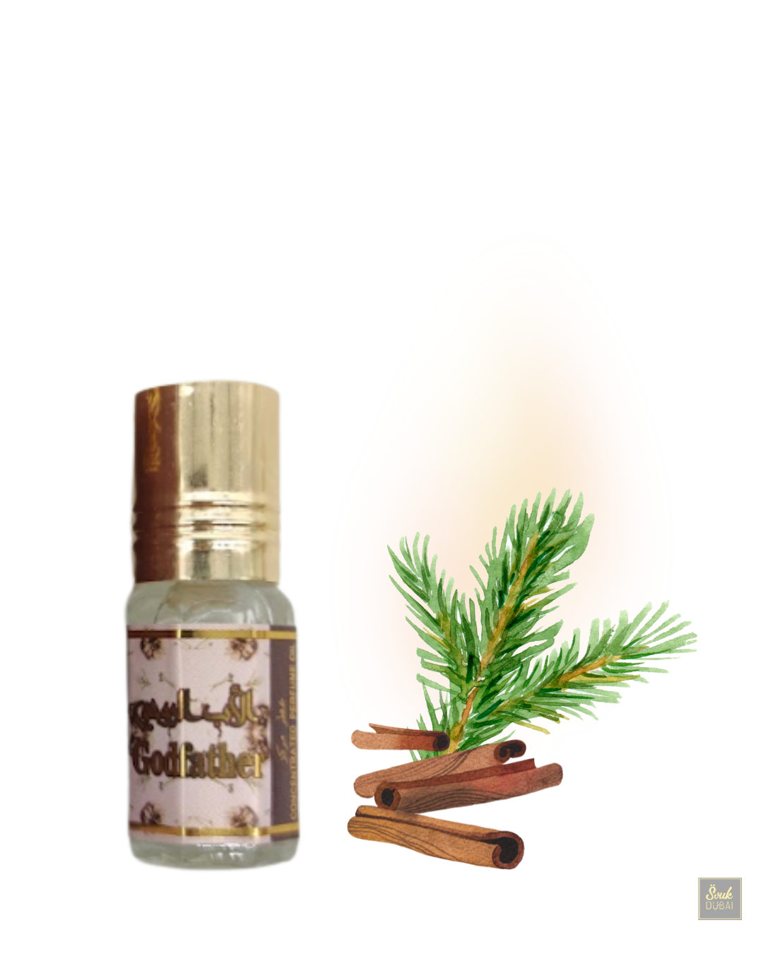 Musc 3 ML GodFather - Sarah Créations – essence précieuse dans un flacon raffiné