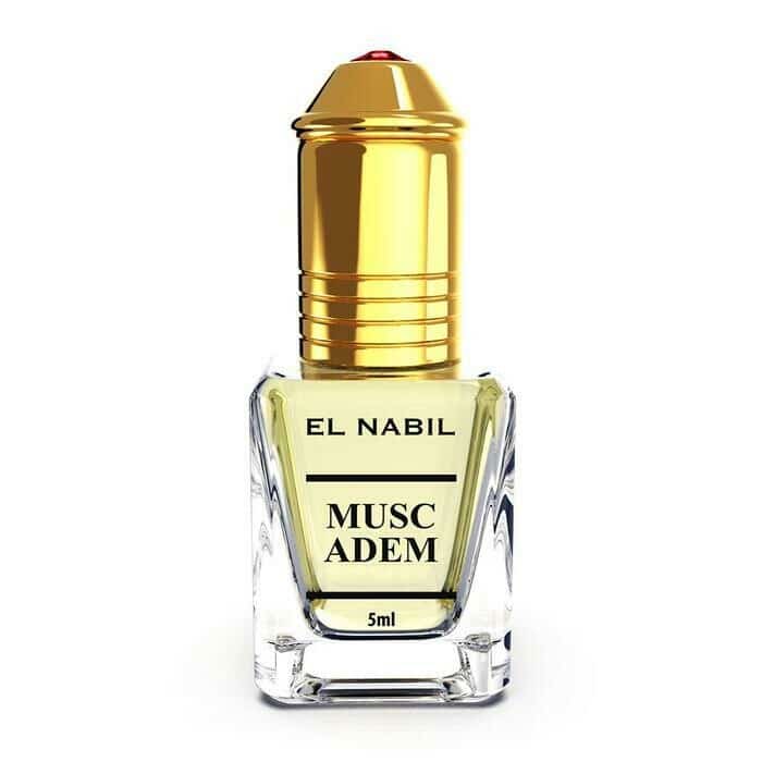 MUSC ADEM - Sans alcool - EL NABIL - 5 ml – essence précieuse dans un flacon raffiné