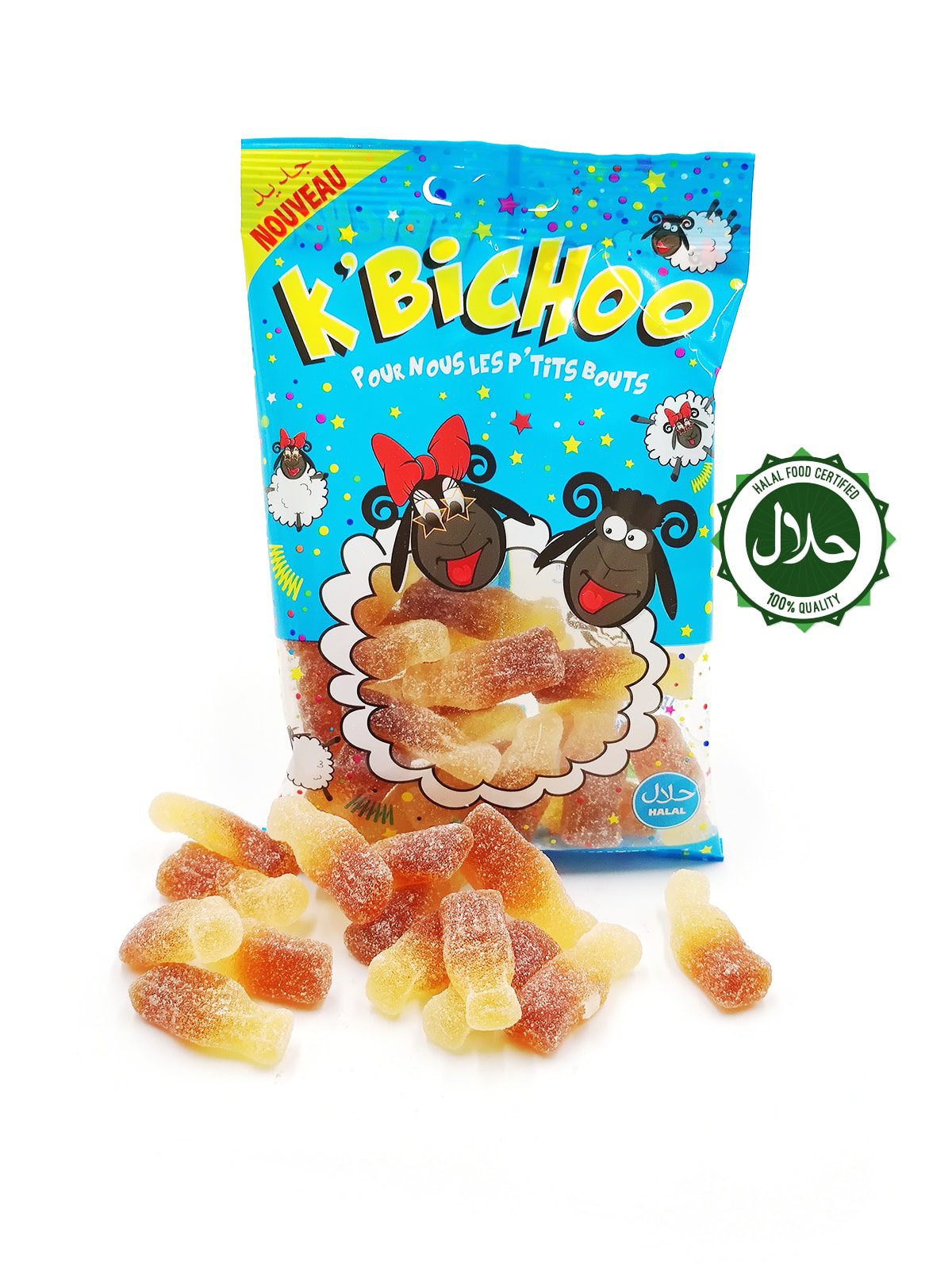 Bonbons bouteilles cola k'bichoo – produit proposé sur Souk Dubaï