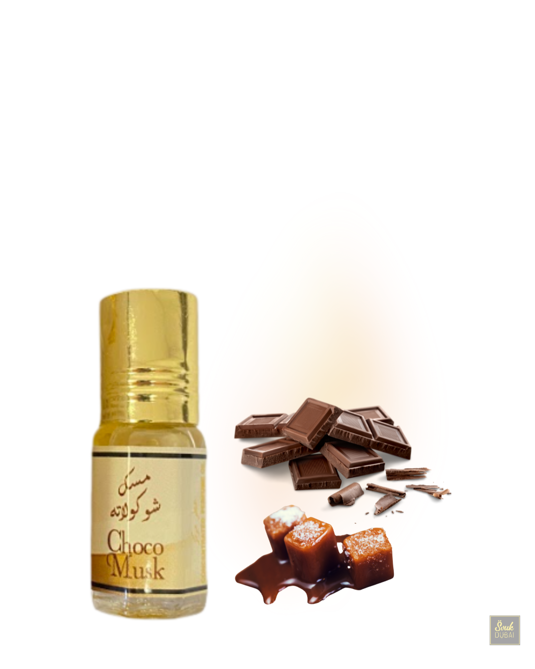 Musc 3 ML Choco Musk - Sarah Créations – parfum oriental subtil aux notes envoûtantes