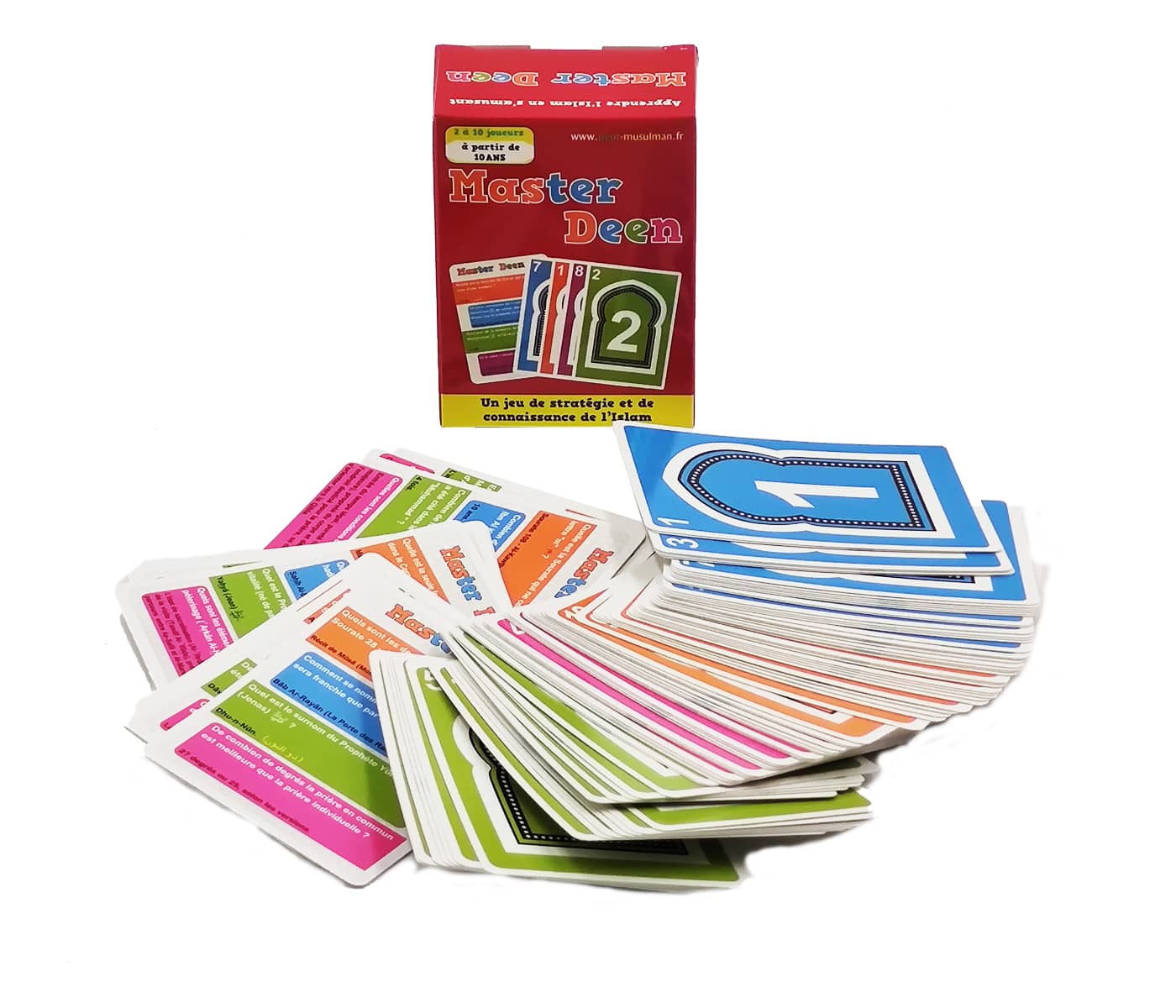 Master Deen : Jeu & Quiz sur l'Islam | 110 cartes (10 ans & Plus) - Fabricant Osratouna – élément essentiel à la pratique religieuse