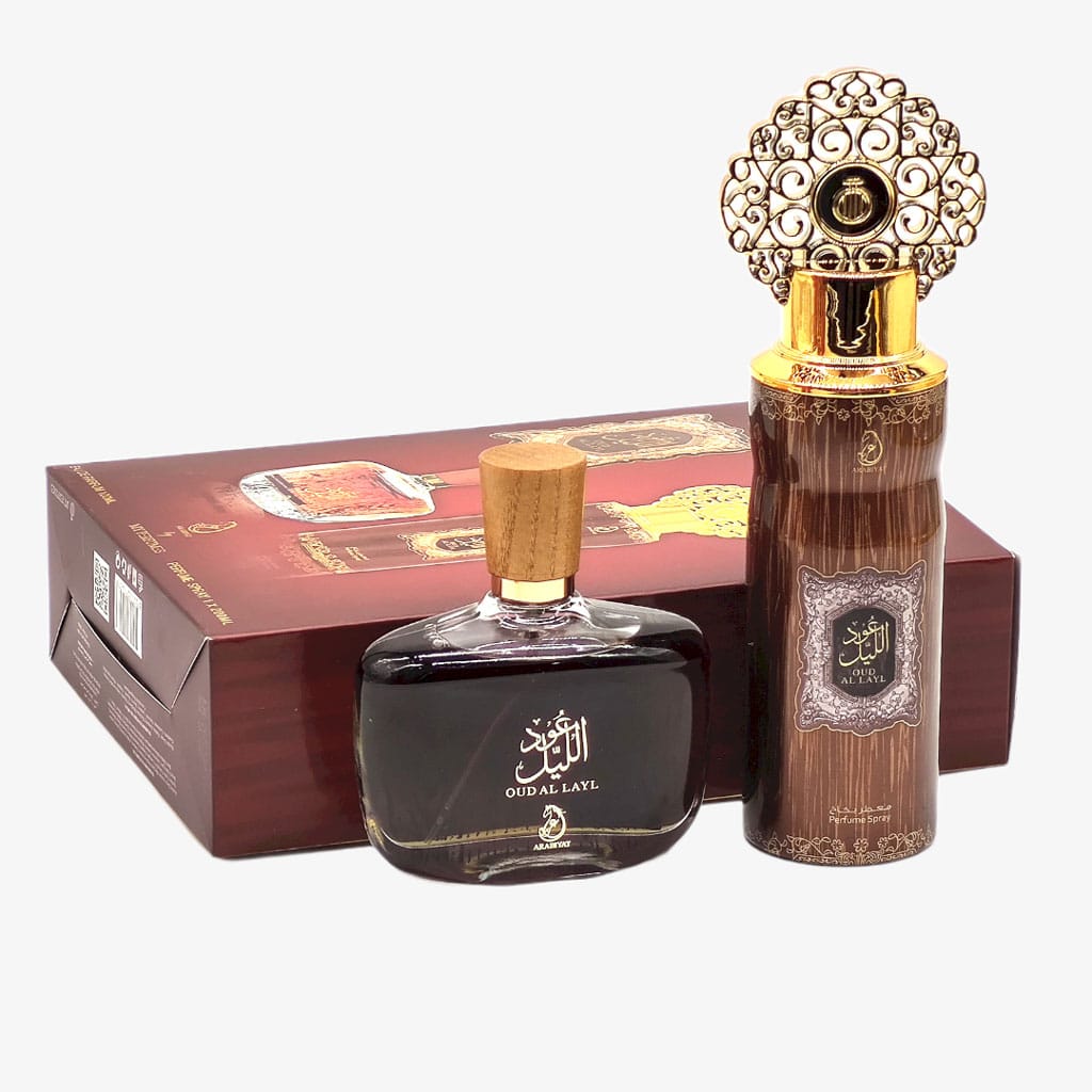 Coffret Oud Al Layl : Eau De Parfum 100mL + Désodorisant 200mL – My Perfumes