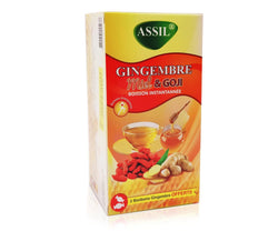 Tisane/boisson instantanée Gingembre - Miel et Goji. 100% Naturel