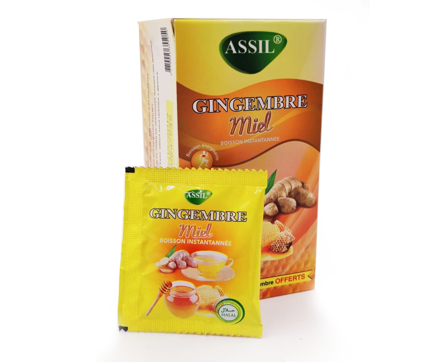 Tisane/boisson instantanée Gingembre - Miel. 100% Naturel