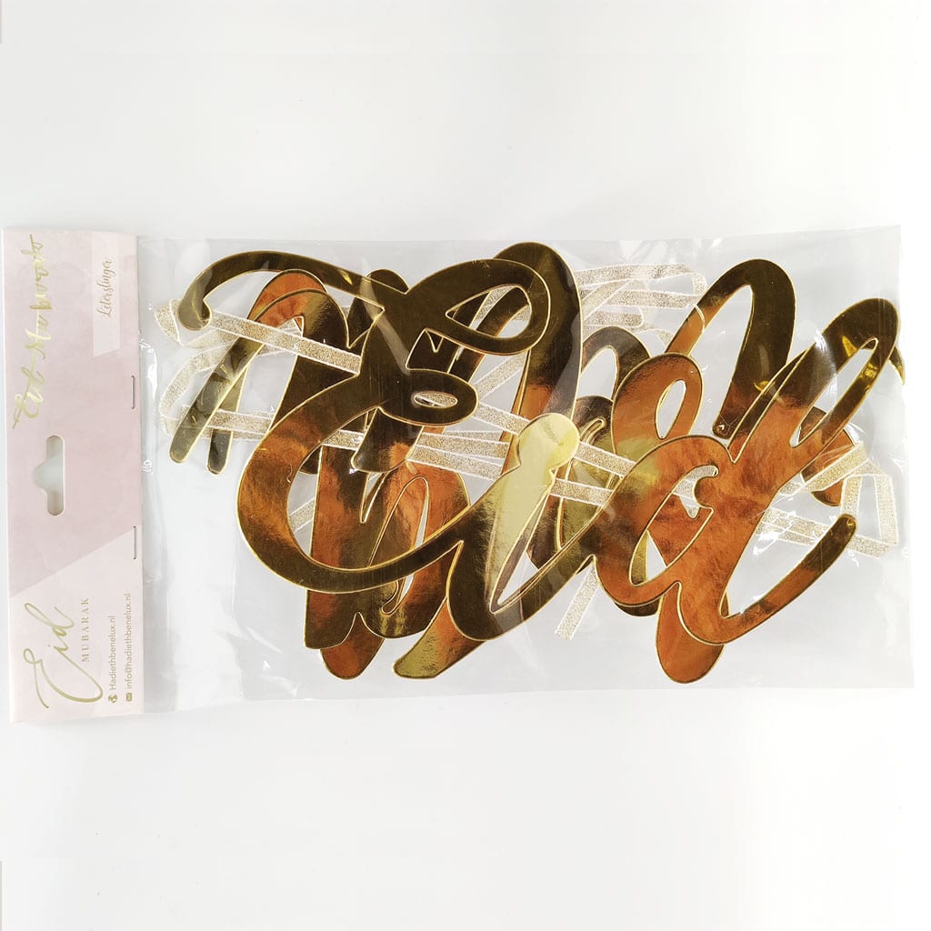 Guirlande - Eid Mubarak - Différentes Couleurs