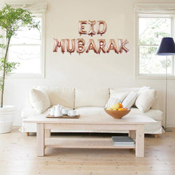 Ballons lettre Eid Mubarak