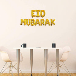 Ballons lettre Eid Mubarak