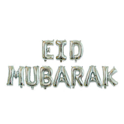 Ballons lettre Eid Mubarak