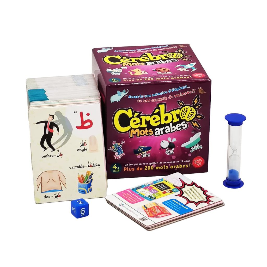 Cérébro Mots Arabes - Jeu De Société De Stimulation De La Mémoire Et La Concentration – produit proposé sur Souk Dubaï